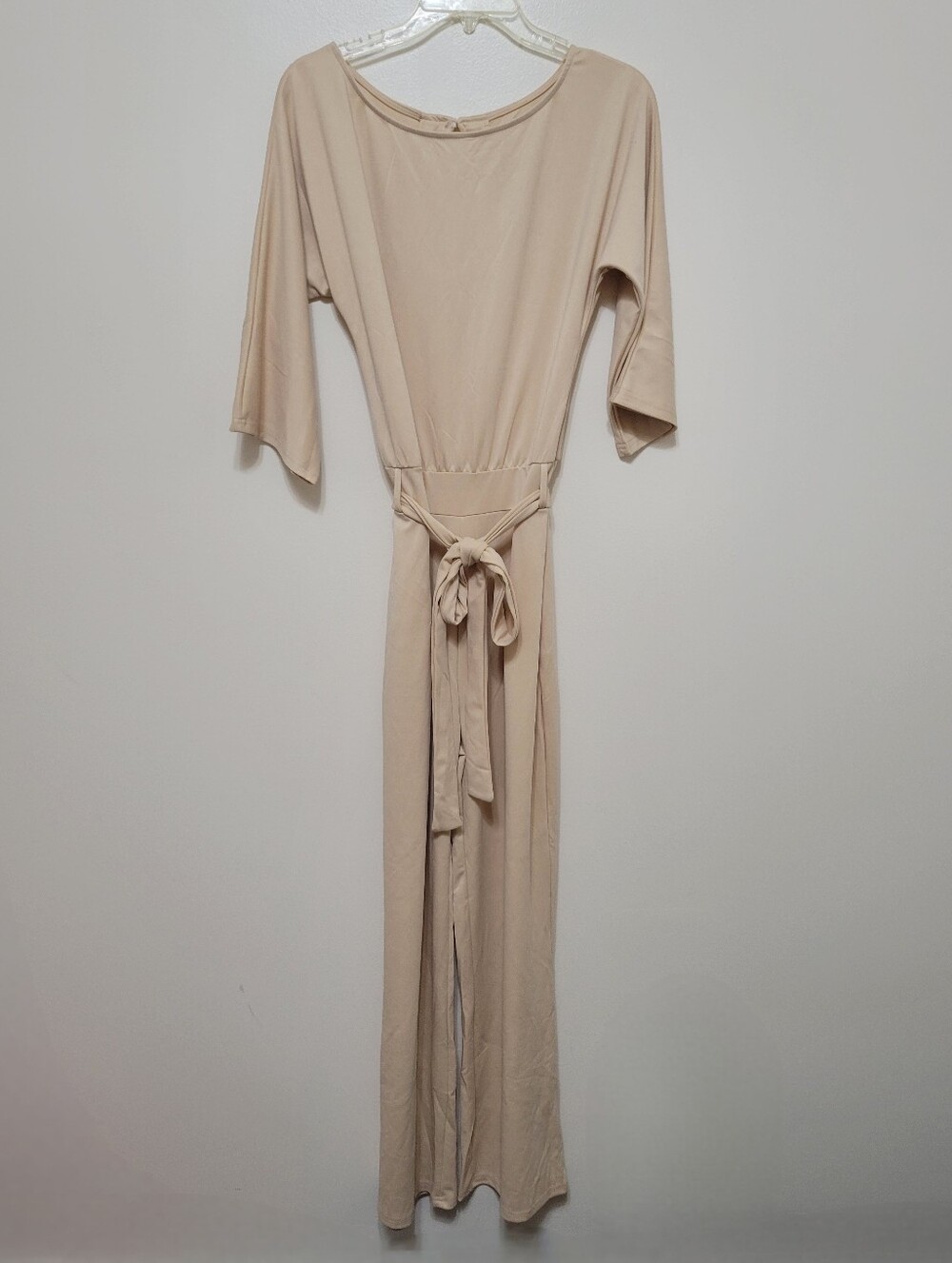 Nwot Nude Belted Jumpsuit